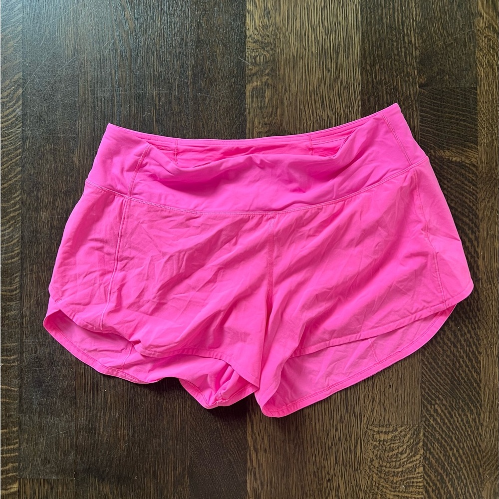 Lululemon Speed Up Short - 4” Inseam Hot Pink